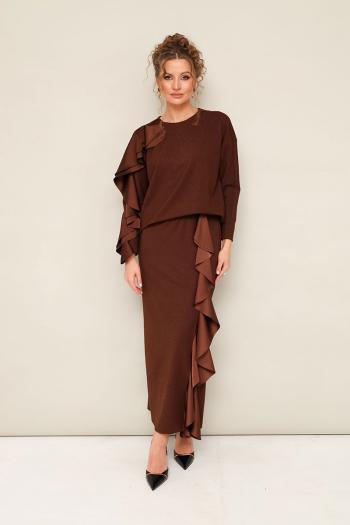 Женские костюмы с юбкой  11-435