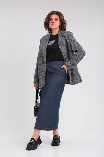 Женские костюмы с юбкой  1641